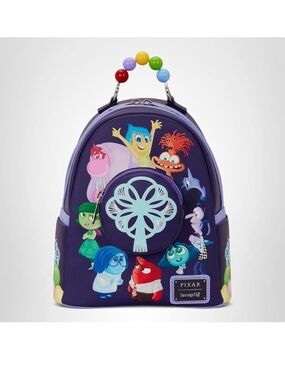 Loungefly Pixar Inside Out Characters Light-up Mini Backpack